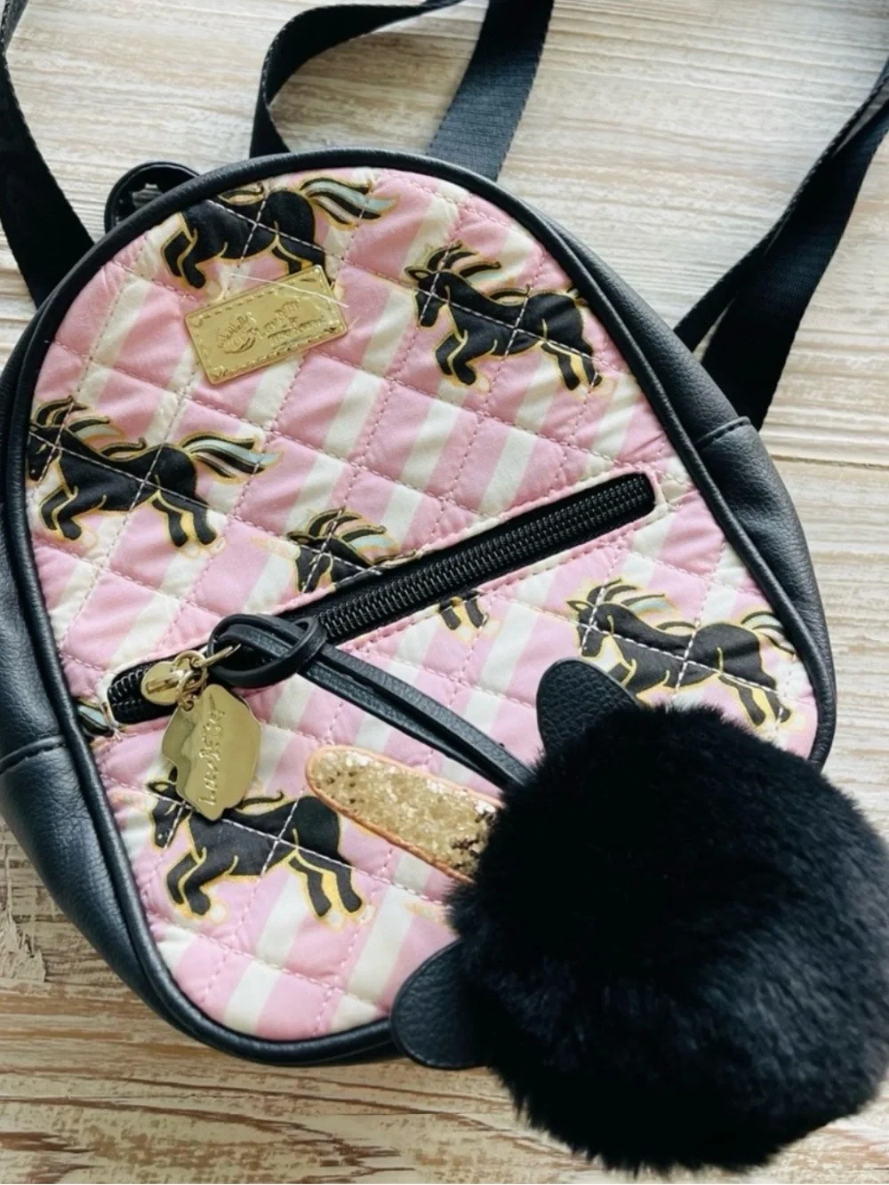 Betsey Johnson Unicorn Mini Backpack NWOT Girls Kids Back to School